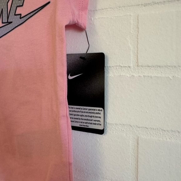 NWT Girls Kids Nike Pink T-shirt - Picture 3 of 5